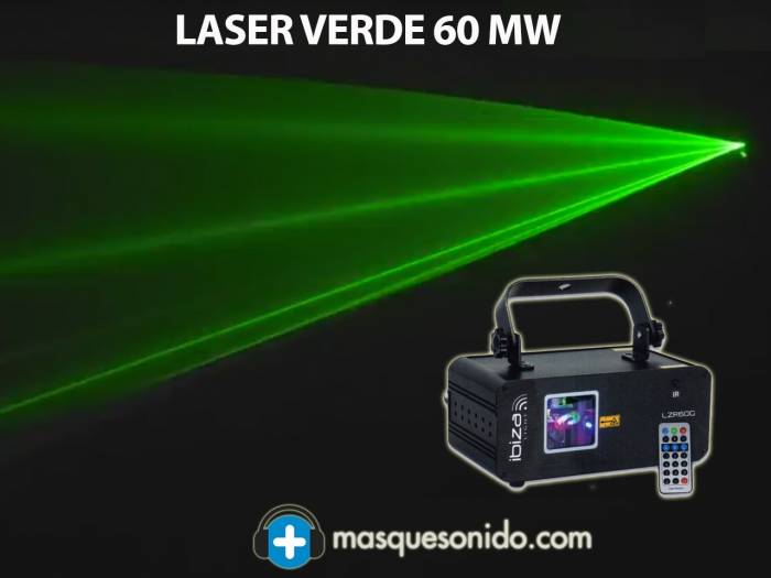 Ibiza Light LZR60G - LASER VERDE 60MW - 7