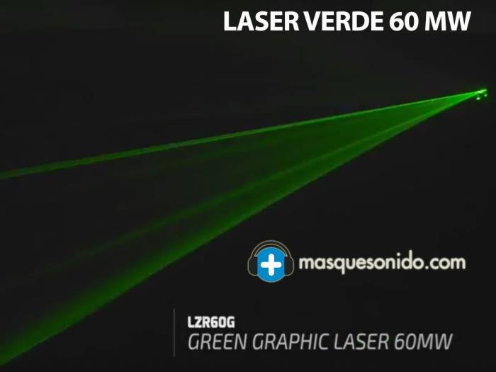Ibiza Light LZR60G - LASER VERDE 60MW - 8