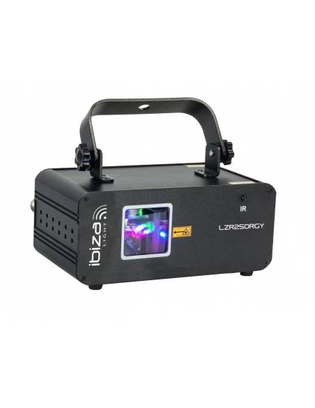 Ibiza Light LZR250RGY -  LASER ROJO-VERDE-AMARILLO 250MW - 3
