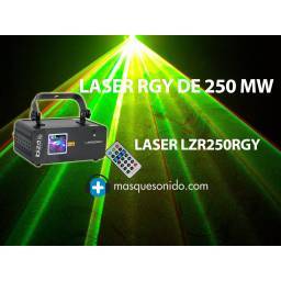 Ibiza Light LZR250RGY -  LASER ROJO-VERDE-AMARILLO 250MW - 1 2