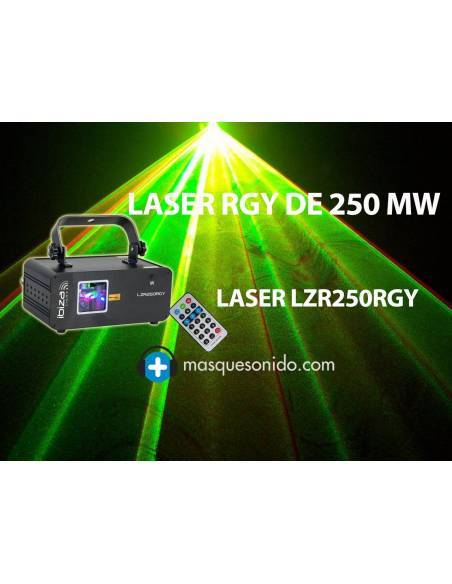 Ibiza Light LZR250RGY -  LASER ROJO-VERDE-AMARILLO 250MW - 2