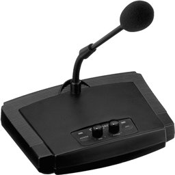 Monacor ECM-450 Microfono de sobremesa con Avisos con Gong para MEGAFONÍA con cuello de cisne - 1 2