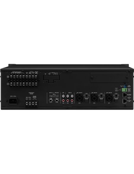 Monacor PA-1240 Amplificador mezclador para megafonía mono de 5 zonas