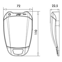 Monacor CM-601 Micrófono electret de superficie 2