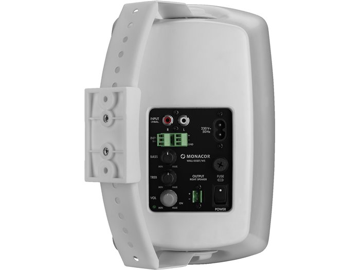 Monacor WALL-05SET/WS Sistema activo de 2 vías estéreo, 2x 30 W