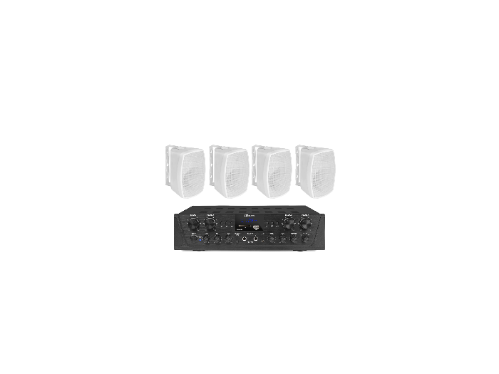 EQUIPO DE SONIDO COOPER  HILO MUSICAL 4 ZONAS White - 4 altavoces 6.5 pulgadas - 3