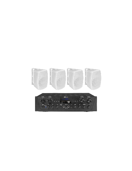 EQUIPO DE SONIDO COOPER  HILO MUSICAL 4 ZONAS White - 4 altavoces 6.5 pulgadas - 3