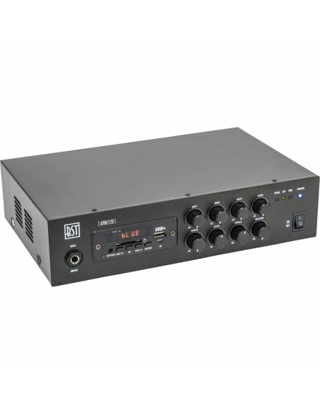 APM1120 AMPLIFICADOR-MEZCLADOR PA COMPACTO 120W CON USB, SD, BLUETOOTH, FM Y MANDO A DISTANCIA - 1
