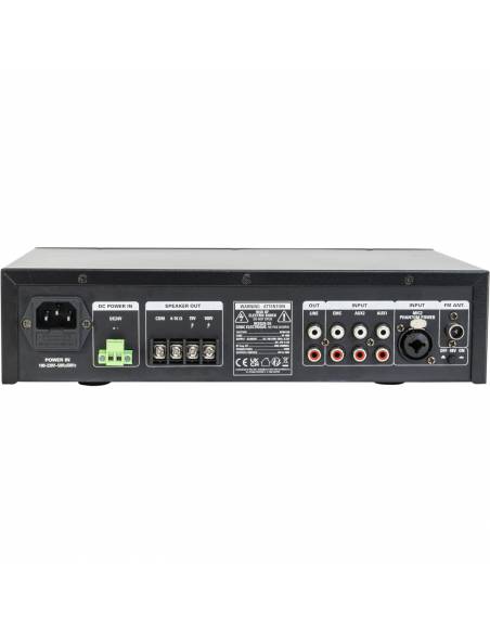 APM1120 AMPLIFICADOR-MEZCLADOR PA COMPACTO 120W CON USB, SD, BLUETOOTH, FM Y MANDO A DISTANCIA - 2