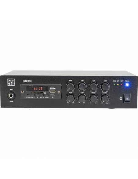APM1120 AMPLIFICADOR-MEZCLADOR PA COMPACTO 120W CON USB, SD, BLUETOOTH, FM Y MANDO A DISTANCIA - 4