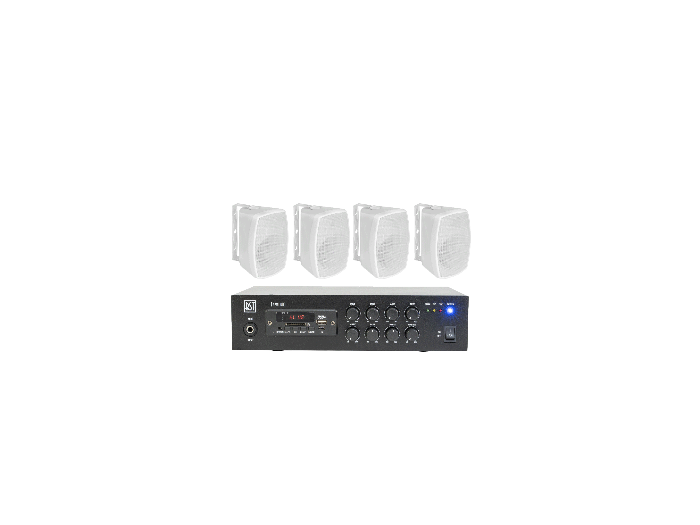 EQUIPO DE SONIDO COOPER  100v HILO MUSICAL White - 4 altavoces 6.5 pulgadas - 3