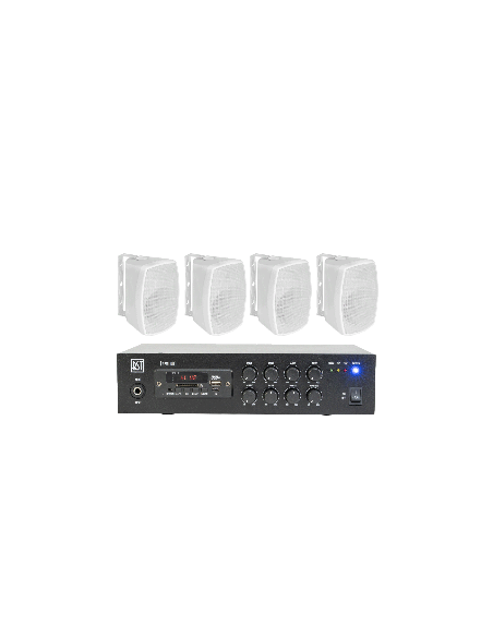 EQUIPO DE SONIDO COOPER  100v HILO MUSICAL White - 4 altavoces 6.5 pulgadas - 3