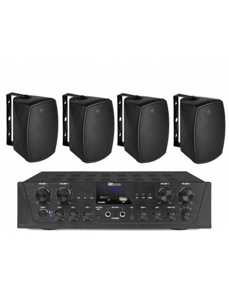 EQUIPO DE SONIDO COOPER Black HILO MUSICAL 4 ZONAS