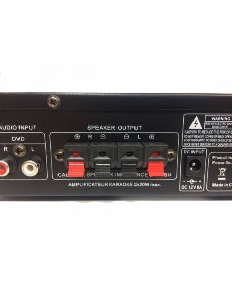 LTC MFA1200USB BT BL Negro - Amplificador Karaoke Bluetooth 2X50W - 8