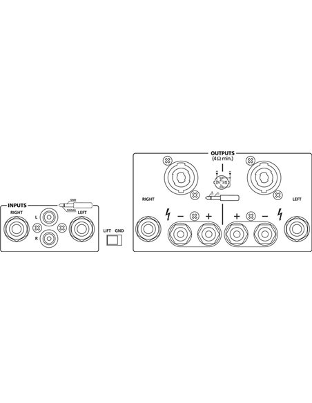 IMG Stage Line STA-700 - Etapa de potencia 2 x 275W a 4 Ohm