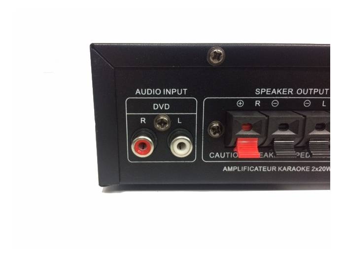LTC MFA1200USB BT BL Negro - Amplificador Karaoke Bluetooth 2X50W - 9