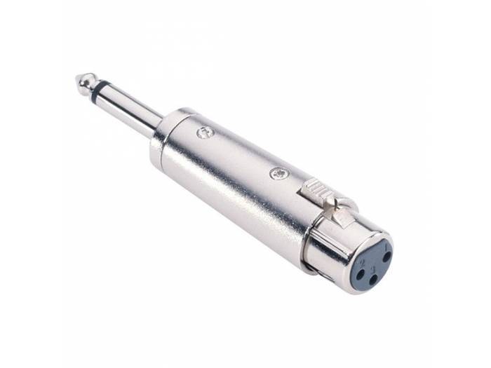 Adam Hall Adaptador de XLR macho a Jack 6.3 mm macho mono - 1