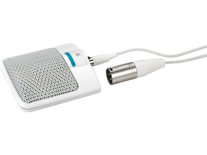 Monacor ECM-306B/WS Micrófono de superficie