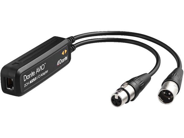 Monacor ADP-AES3-2X2 Adaptador AVIO AES3/EBU Dante
sup®/sup