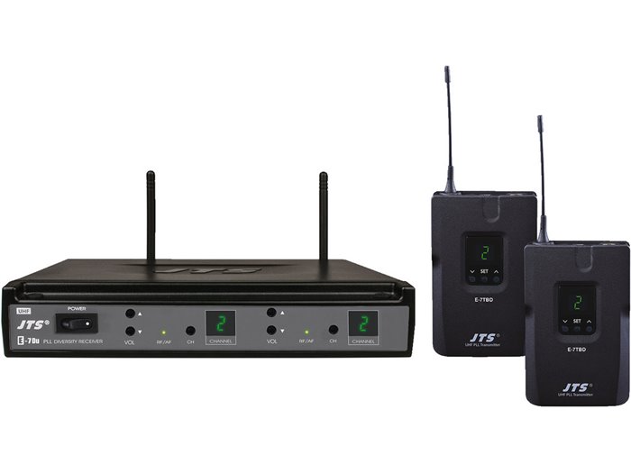 Monacor E-7BPSETD/5 Conjunto de transmisión de audio PLL UHF,