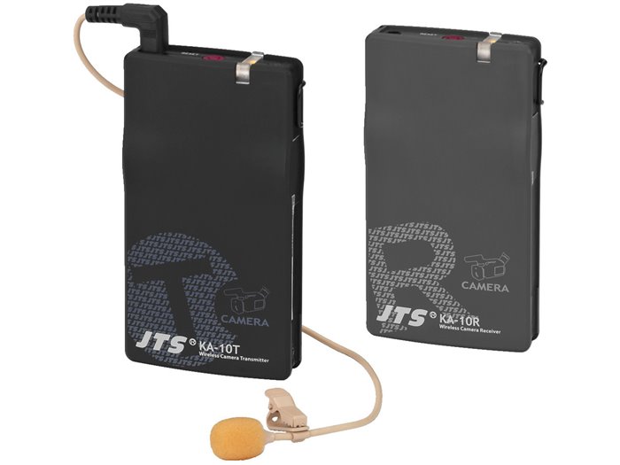 Monacor KA-10/1PACK Sistema de transmisión audio inalámbrico PLL de 16 canales para cámaras