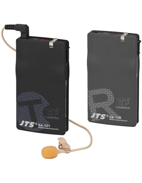 Monacor KA-10/1PACK Sistema de transmisión audio inalámbrico PLL de 16 canales para cámaras