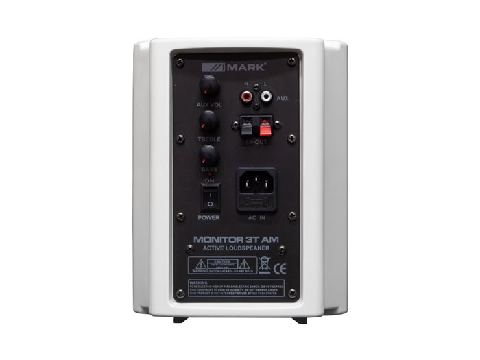 MARK MONITOR 3T AM BLANCO Cajas acústicas (activa + pasiva) 2 x 20 W.