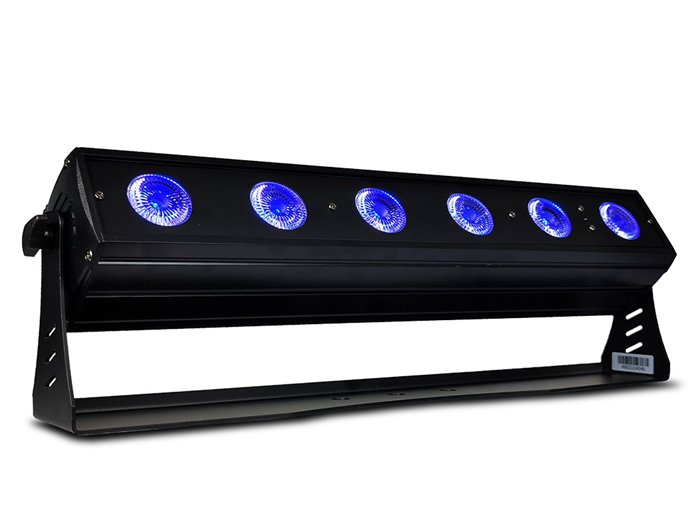 MARK 6x MKL BAT BAR 12 6 + FLIGHTCASE 6x Barras de iluminación + Flightcase