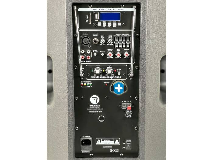 SV15EVENT-BAT-TWS  Altavoz Portatil con Bateria larga duracion y Microfonia 1000w - 9