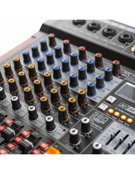 POWER DYNAMIC PDM-T604 MEZCLADOR DE DIRECTO 6 CANALES DSP/MP3 - 4