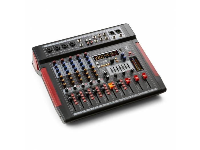 POWER DYNAMIC PDM-T604 MEZCLADOR DE DIRECTO 6 CANALES DSP/MP3