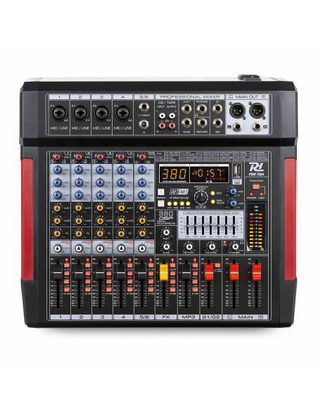POWER DYNAMIC PDM-T604 MEZCLADOR DE DIRECTO 6 CANALES DSP/MP3 - 2