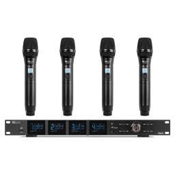 Power Dynamics PD524 Set de micrófono inalámbrico UHF con 4 micrófonos de mano - 1