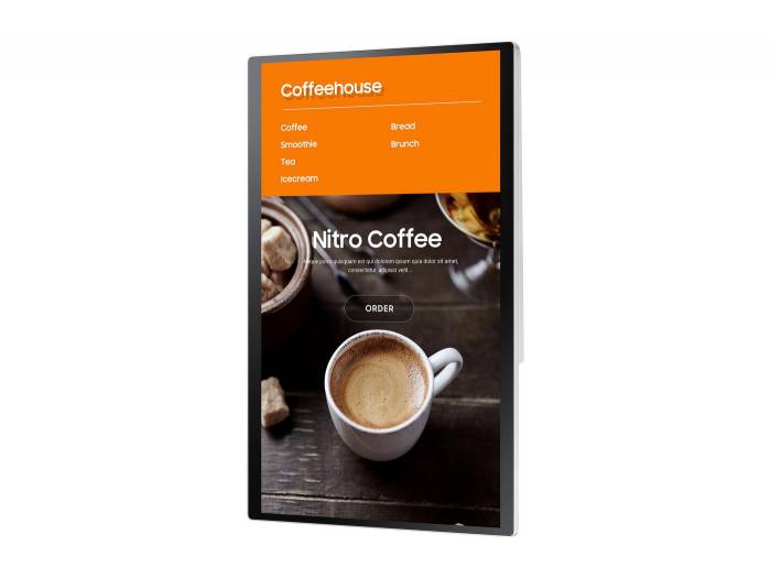 Samsung self-service screen KIOSKO, OS Tizen, 24", Wi-Fi - 6