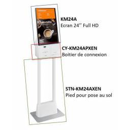 Samsung self-service screen KIOSKO, OS Tizen, 24", Wi-Fi - 1 2