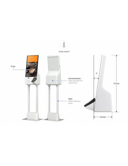 Samsung self-service screen KIOSKO, OS Tizen, 24", Wi-Fi - 16