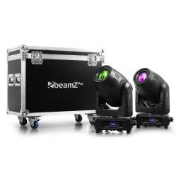 BeamZ Pro IGNITE300A LED BSW Cabeza móvil con Animación 2pcs en Flightcase - 2
