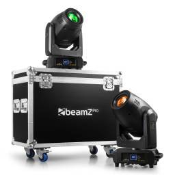 BeamZ Pro IGNITE300A LED BSW Cabeza móvil con Animación 2pcs en Flightcase - 2 2