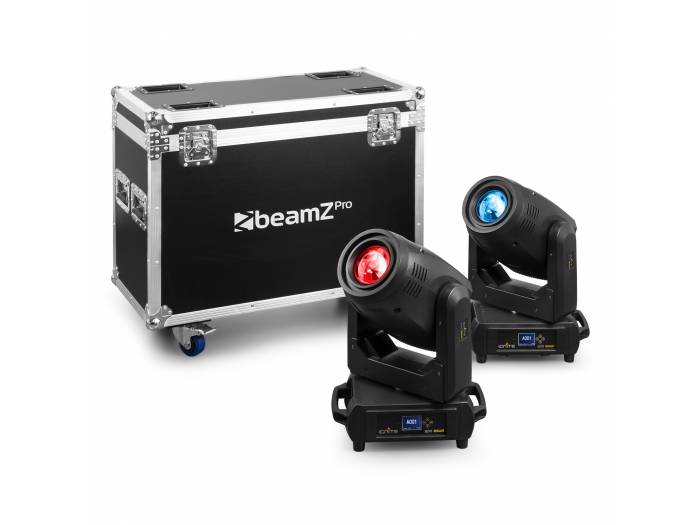 BeamZ Pro IGNITE300A LED BSW Cabeza móvil con Animación 2pcs en Flightcase - 4