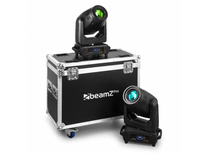 BeamZ Pro IGNITE300A LED BSW Cabeza móvil con Animación 2pcs en Flightcase - 3