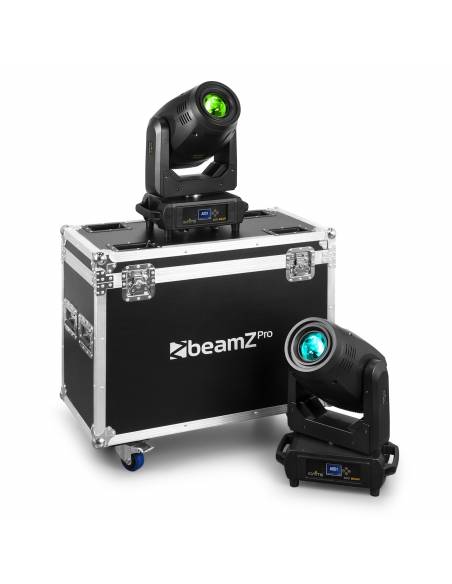BeamZ Pro IGNITE300A LED BSW Cabeza móvil con Animación 2pcs en Flightcase - 3