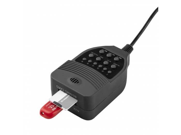 Entrada de pendrive usb, para poder poner las grabaciones, en tu megafono, Vonyx  MEG090 Megáfono 90W Negro Mate