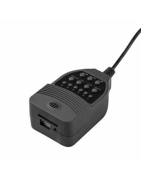 Detalle de microfono, Vonyx  MEG090 Megáfono 90W Negro Mate - 3