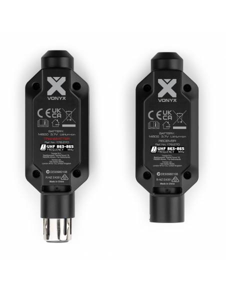 Vonyx WAT200 Sistema inalámbrico de Audio UHF - 4