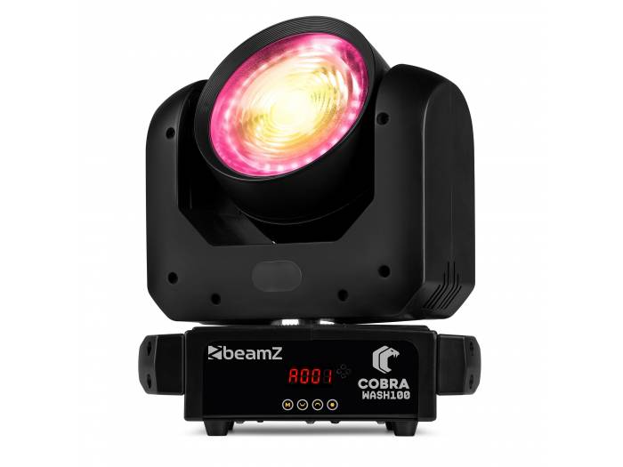 Beamz Cobra 100 LED Spot Cabeza Móvil con Prisma - 5