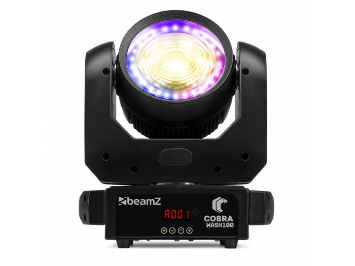 Beamz Cobra 100 LED Spot Cabeza Móvil con Prisma - 6