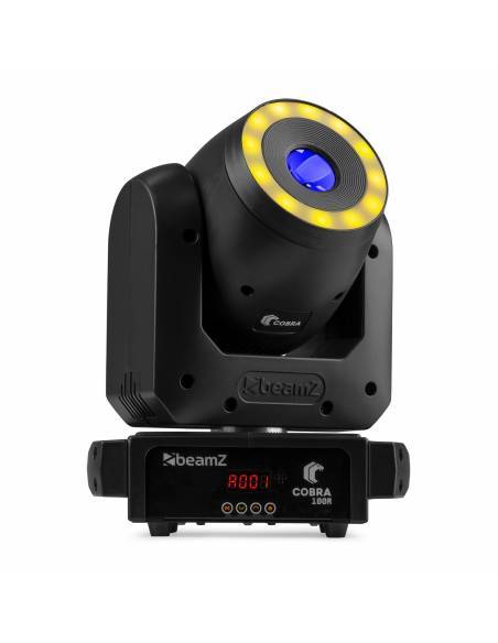 Beamz  Cobra 100R LED Cabeza móvil Spot con Anillo - 1