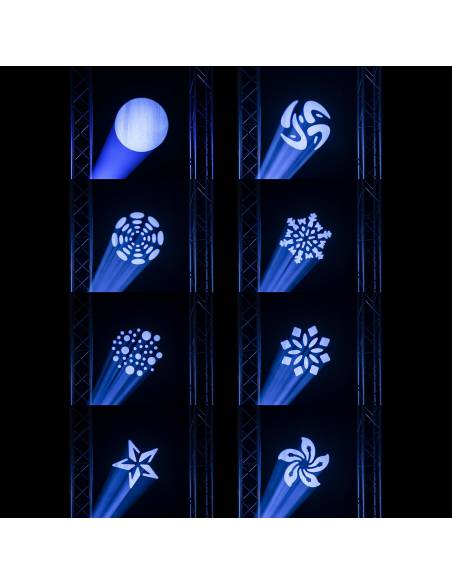 Beamz  Cobra 100R LED Cabeza móvil Spot con Anillo - 3