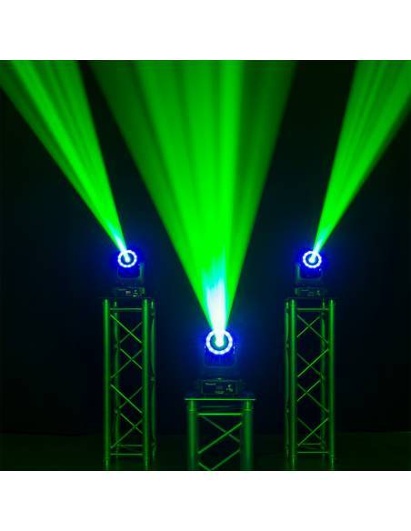 Beamz  Cobra 100R LED Cabeza móvil Spot con Anillo - 5