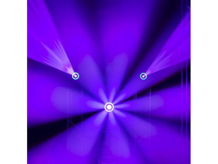 Beamz  Cobra 100R LED Cabeza móvil Spot con Anillo - 6